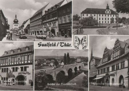 Saalfeld - u.a. Blankenburger Straße - 1983 Saalfeld - u.a. Blankenburger Straße - 1983