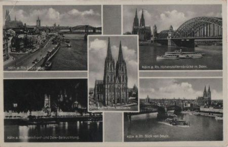 Köln - u.a. Leystapel - ca. 1955 Köln - u.a. Leystapel - ca. 1955