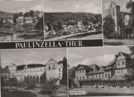 Paulinzella - u.a. Kurheim für Blinde - 1967 Paulinzella - u.a. Kurheim für Blinde - 1967