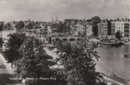 Niederlande - Amsterdam - Amstel m. Magere Brug - 1965 Niederlande - Amsterdam - Amstel m. Magere Brug - 1965
