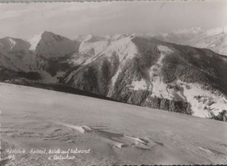 Österreich - Goldeck - Blick auf Eckwand - ca. 1965 Österreich - Goldeck - Blick auf Eckwand - ca. 1965