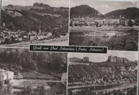 Bad Schandau - mit 4 Bildern - 1983 Bad Schandau - mit 4 Bildern - 1983