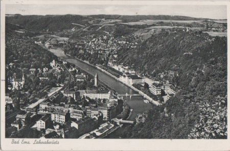 Bad Ems - lahnabwärts - 1957 Bad Ems - lahnabwärts - 1957