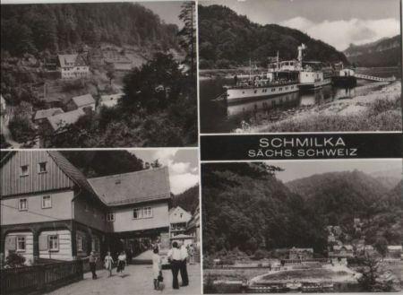 Bad Schandau-Schmilka - mit 4 Bildern - 1973 Bad Schandau-Schmilka - mit 4 Bildern - 1973