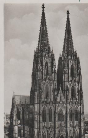 Köln - Dom - Westseite - 1935 Köln - Dom - Westseite - 1935