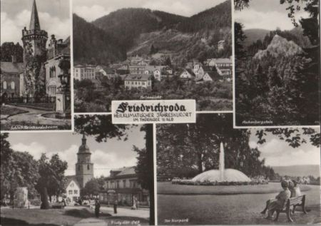 Friedrichroda - u.a. Schloß Reinhardsbrunn - 1976 Friedrichroda - u.a. Schloß Reinhardsbrunn - 1976