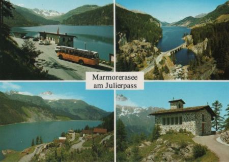 Schweiz - Julierpass - Marmorerasee - ca. 1985 Schweiz - Julierpass - Marmorerasee - ca. 1985