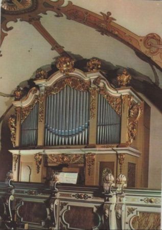 Burgk - Schloßkapelle, Silbermannorgel - 1977 Burgk - Schloßkapelle, Silbermannorgel - 1977