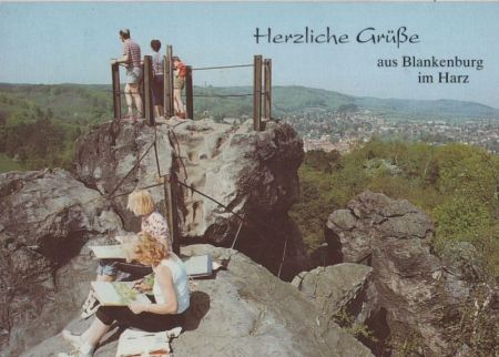 Blankenburg - Großvaterfelsen - 1993 Blankenburg - Großvaterfelsen - 1993