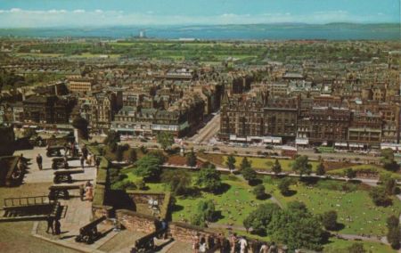 Großbritannien - Edinburgh - from the Castle - 1968 Großbritannien - Edinburgh - from the Castle - 1968