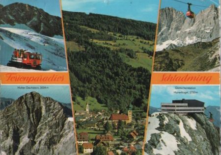 Österreich - Schladming - 5 Teilbilder - 1981 Österreich - Schladming - 5 Teilbilder - 1981