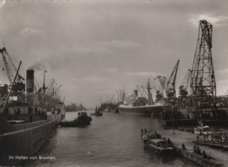 Bremen - Im Hafen - ca. 1960 Bremen - Im Hafen - ca. 1960