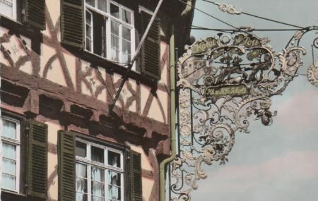 Nagold - Hotel Post - Altes Wirtshausschild - ca. 1965 Nagold - Hotel Post - Altes Wirtshausschild - ca. 1965