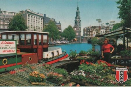 Niederlande - Amsterdam - Bloemenmarkt Singel - ca. 1970 Niederlande - Amsterdam - Bloemenmarkt Singel - ca. 1970