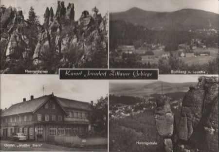 Jonsdorf - u.a. Hennigsäule - 1974 Jonsdorf - u.a. Hennigsäule - 1974