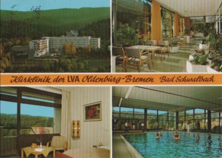 Bad Schwalbach - Kurklinik der LVA Oldenburg-Bremen - 1980 Bad Schwalbach - Kurklinik der LVA Oldenburg-Bremen - 1980