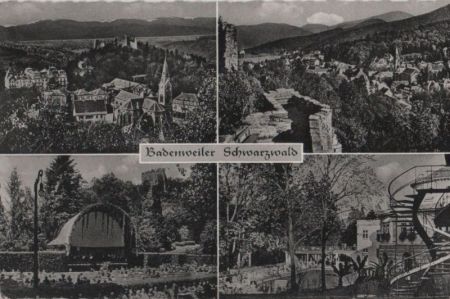 Badenweiler - mit 4 Bildern - 1960 Badenweiler - mit 4 Bildern - 1960