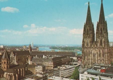 Köln - Stadtansicht mit Dom - ca. 1975 Köln - Stadtansicht mit Dom - ca. 1975