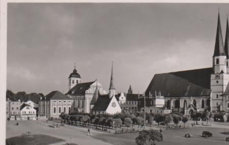 Altötting - Kapellplatz - 1952 Altötting - Kapellplatz - 1952