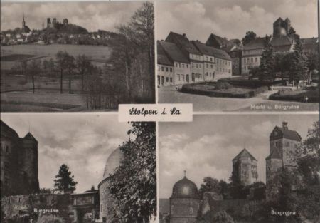 Stolpen - u.a. Burgruine - ca. 1965 Stolpen - u.a. Burgruine - ca. 1965