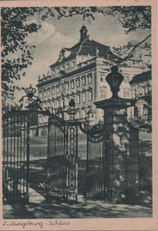 Ludwigsburg - Schloß - ca. 1950 Ludwigsburg - Schloß - ca. 1950