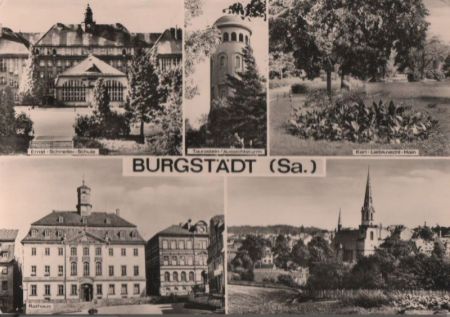 Burgstädt - u.a. Karl-Liebknecht-Hain - 1978 Burgstädt - u.a. Karl-Liebknecht-Hain - 1978