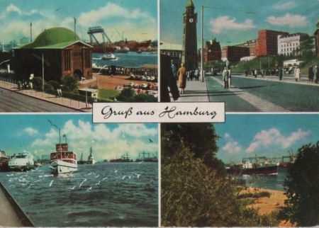 Hamburg - mit 4 Bildern - 1965 Hamburg - mit 4 Bildern - 1965
