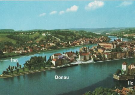 Passau die Dreiflüssestadt - ca. 1985 Passau die Dreiflüssestadt - ca. 1985