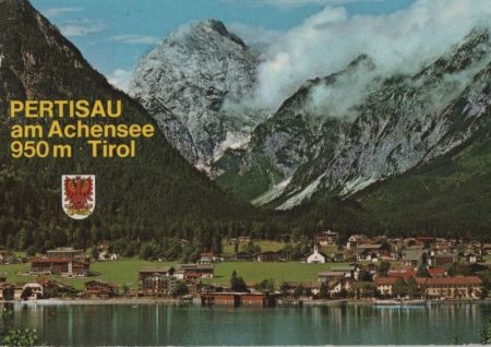 Österreich - Pertisau - Blick gegen Sonnjoch - ca. 1980 Österreich - Pertisau - Blick gegen Sonnjoch - ca. 1980