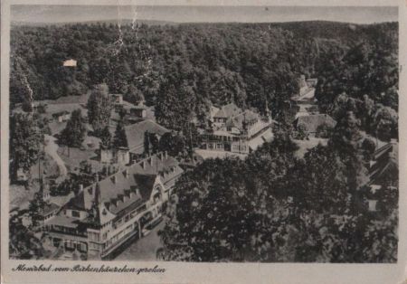 Harzgerode-Alexisbad - vom Birkenhäuschen gesehen - ca. 1955 Harzgerode-Alexisbad - vom Birkenhäuschen gesehen - ca. 1955