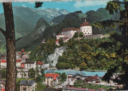 Österreich - Kufstein - Festung mit Kaisergebirge - ca. 1970 Österreich - Kufstein - Festung mit Kaisergebirge - ca. 1970