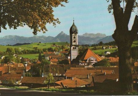 Nesselwang - mit Säuling - 1974 Nesselwang - mit Säuling - 1974