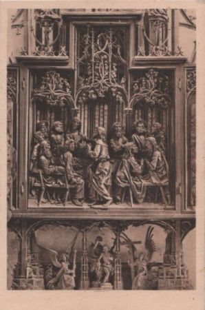 Rothenburg - Blutaltar in der Jakobskirche - ca. 1935 Rothenburg - Blutaltar in der Jakobskirche - ca. 1935