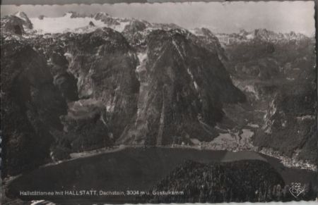 Österreich - Hallstatt - mit Dachstein - 1957 Österreich - Hallstatt - mit Dachstein - 1957