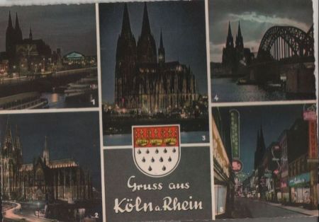 Köln - u.a. Rheinufer - 1965 Köln - u.a. Rheinufer - 1965