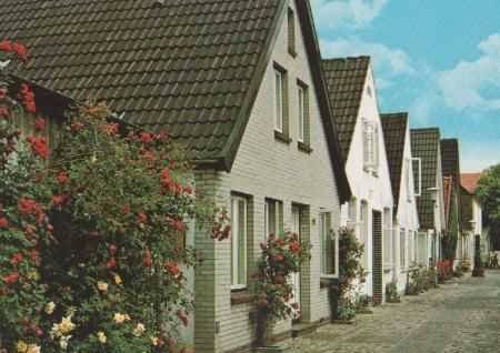 Wyk auf Föhr - Carl-Häberlin-Straße - ca. 1975 Wyk auf Föhr - Carl-Häberlin-Straße - ca. 1975