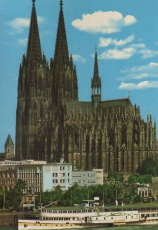 Köln - Dom und Rheinufer - 1967 Köln - Dom und Rheinufer - 1967