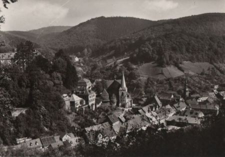 Stolberg - Blick von der Töllebank - 1975 Stolberg - Blick von der Töllebank - 1975