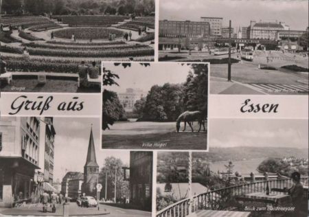 Essen - u.a. Kettwiger Straße - 1962 Essen - u.a. Kettwiger Straße - 1962