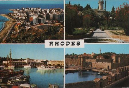 Griechenland - Rhodos - mit 4 Bildern - 1981 Griechenland - Rhodos - mit 4 Bildern - 1981