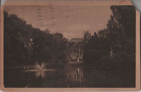 Wiesbaden - Partie am warmen Damm - 1922 Wiesbaden - Partie am warmen Damm - 1922
