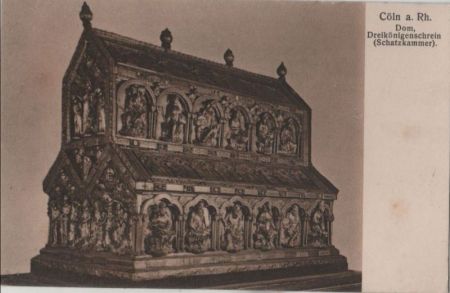 Cöln - Köln - Dom, Schatzkammer, Dreikönigenschrein - ca. 1935 Cöln - Köln - Dom, Schatzkammer, Dreikönigenschrein - ca. 1935