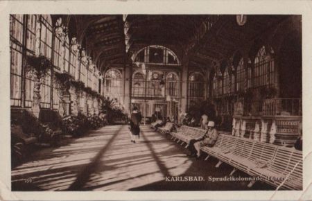 Karlsbad - Sprudelkolonnade, Inneres - ca. 1935 Karlsbad - Sprudelkolonnade, Inneres - ca. 1935