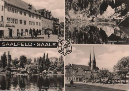 Saalfeld - u.a. Am Markt - 1969 Saalfeld - u.a. Am Markt - 1969