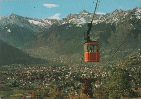 Italien - Meran - Merano - Seilbahn nach Hafling - ca. 1980 Italien - Meran - Merano - Seilbahn nach Hafling - ca. 1980