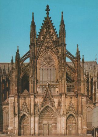 Köln - Dom, Südfassade - ca. 1985 Köln - Dom, Südfassade - ca. 1985