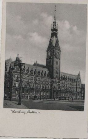 Hamburg - Rathaus - ca. 1955 Hamburg - Rathaus - ca. 1955
