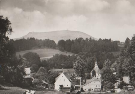 Zittau - Lückendorf - Blick zum Hochwald - 1972 Zittau - Lückendorf - Blick zum Hochwald - 1972