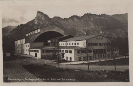 Oberammergau - Passionsspieltheater - ca. 1940 Oberammergau - Passionsspieltheater - ca. 1940