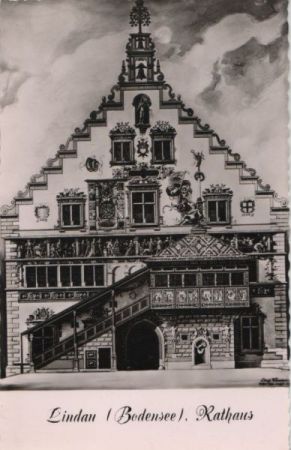 Lindau - Rathaus - ca. 1960 Lindau - Rathaus - ca. 1960